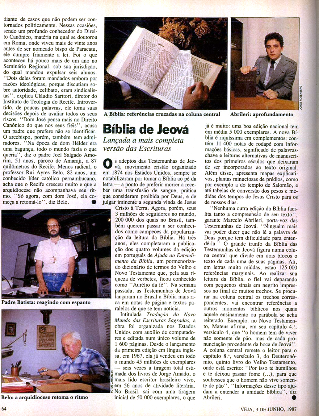 Bíblia com Referência da Tradução do Novo Mundo